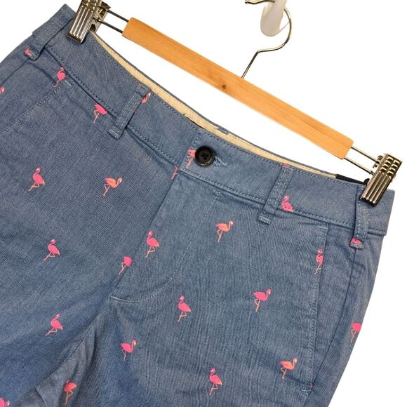 NWT Hollister Men's 28 Blue Pink Epic Flex Flamingo Flat Front Shorts 7" - Picture 3 of 15